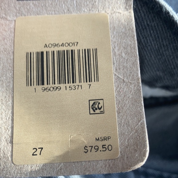 Relisted Levi’s low pro gray midrise straight leg jean splatter detail size 27 - Picture 17 of 17